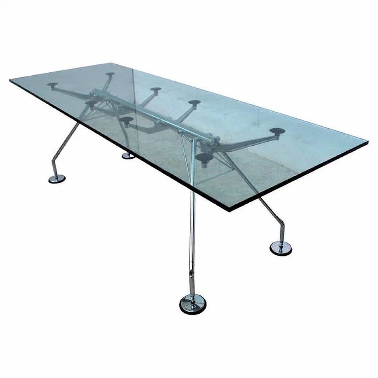 Nomos 80 table by Norman Foster for Tecno, 1980s 8