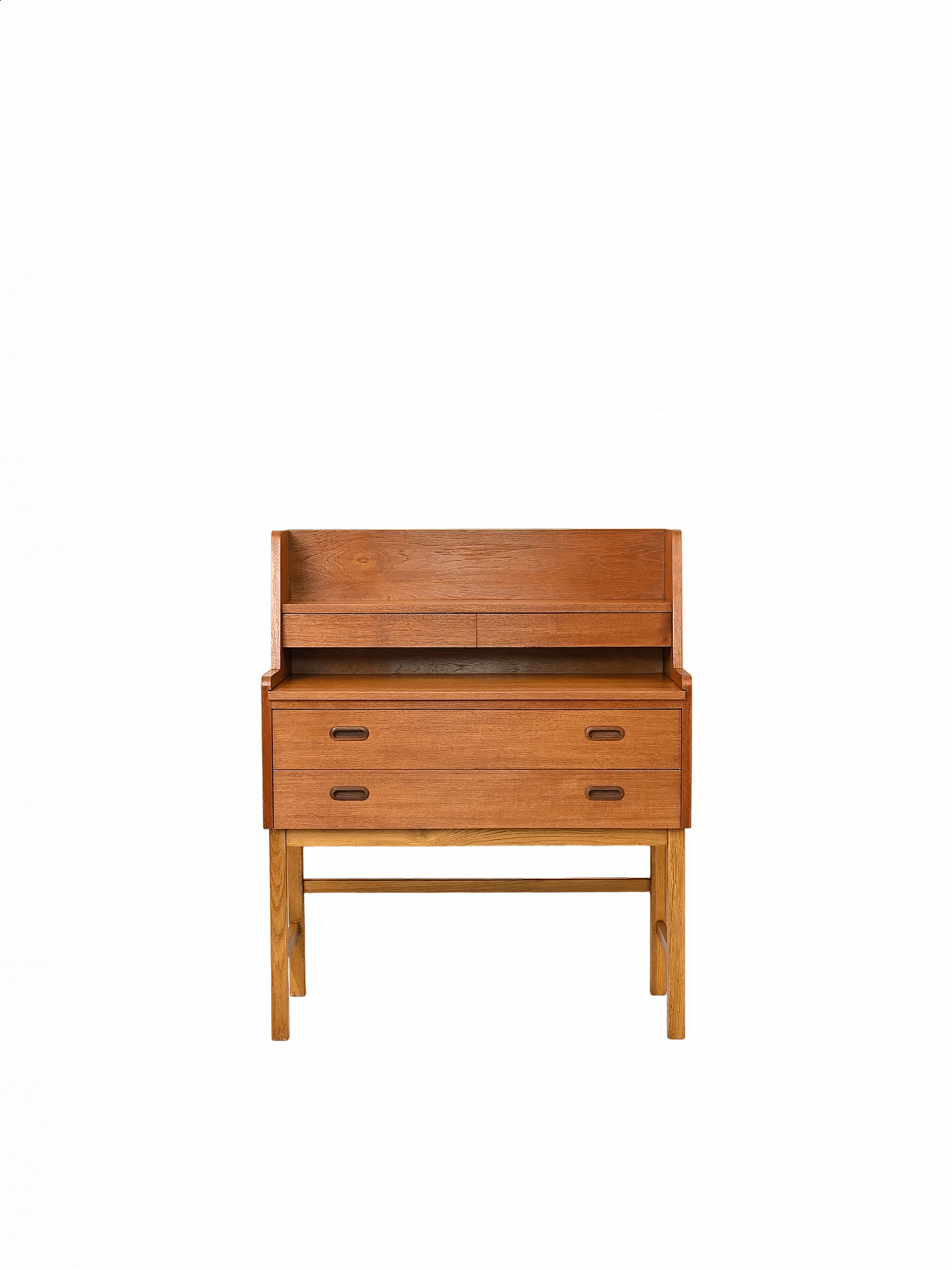 Scandinavian teak secretaire, 1960s 13