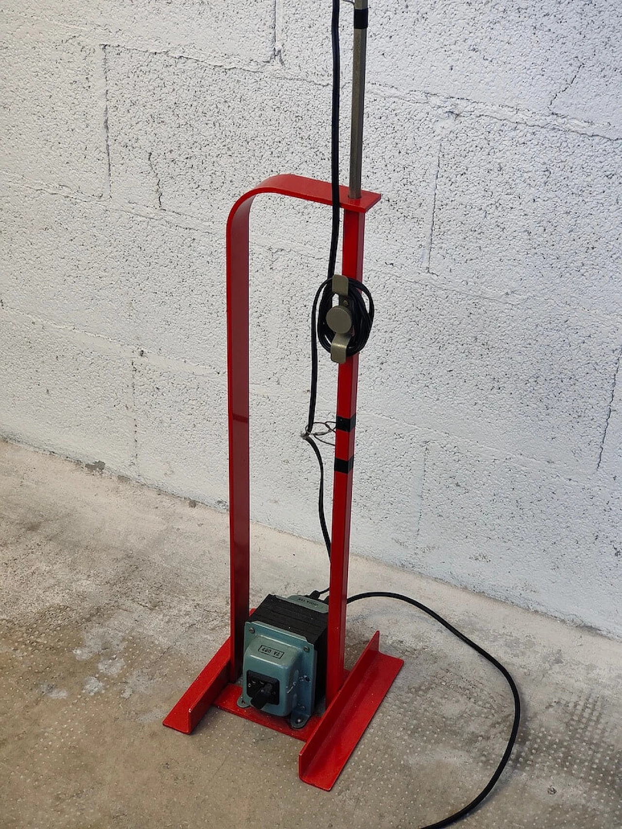 Toio red adjustable floor lamp by Fratelli Castiglioni for Flos, 1960s 11