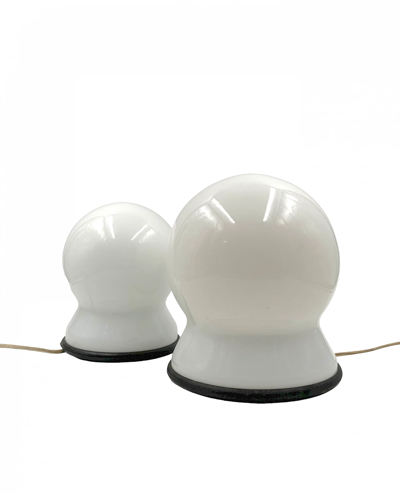 Pair of Scafandro table lamps by Sergio Asti for Candle, 1970s 1