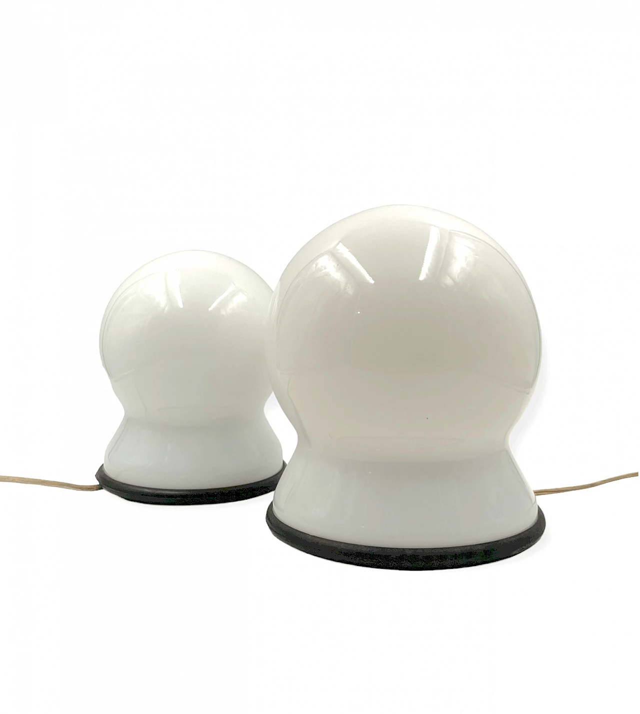 Pair of Scafandro table lamps by Sergio Asti for Candle, 1970s 7
