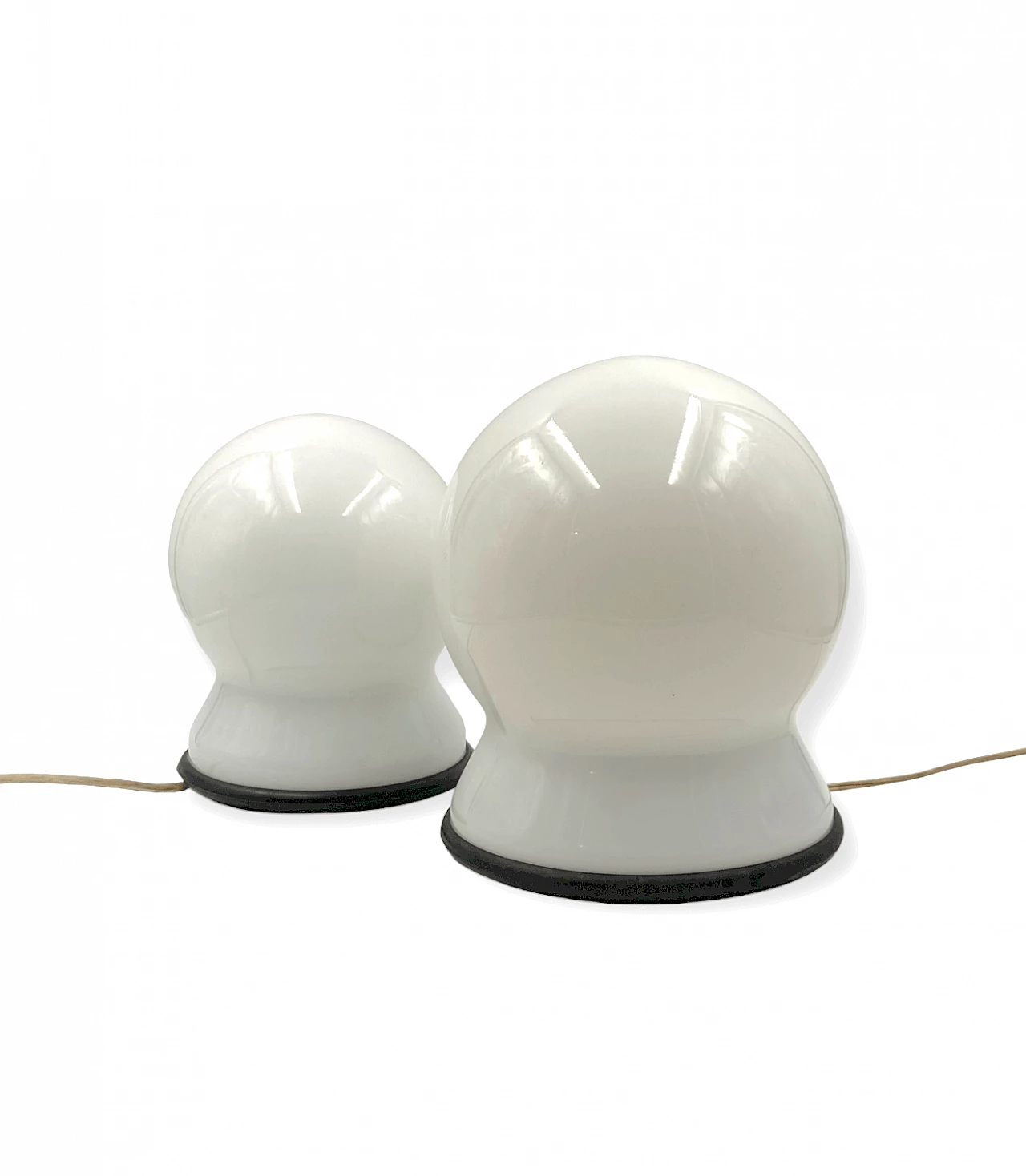 Pair of Scafandro table lamps by Sergio Asti for Candle, 1970s 11