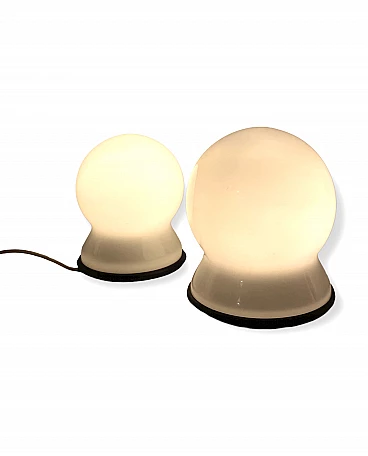 Pair of Scafandro table lamps by Sergio Asti for Candle, 1970s
