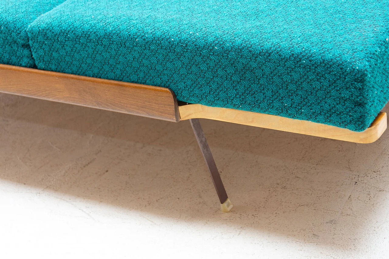 Sofa bed in beechwood by Dřevotvar, 1970s 12