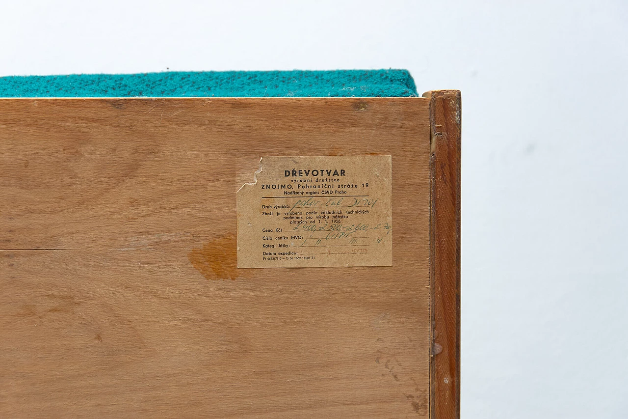 Sofa bed in beechwood by Dřevotvar, 1970s 18