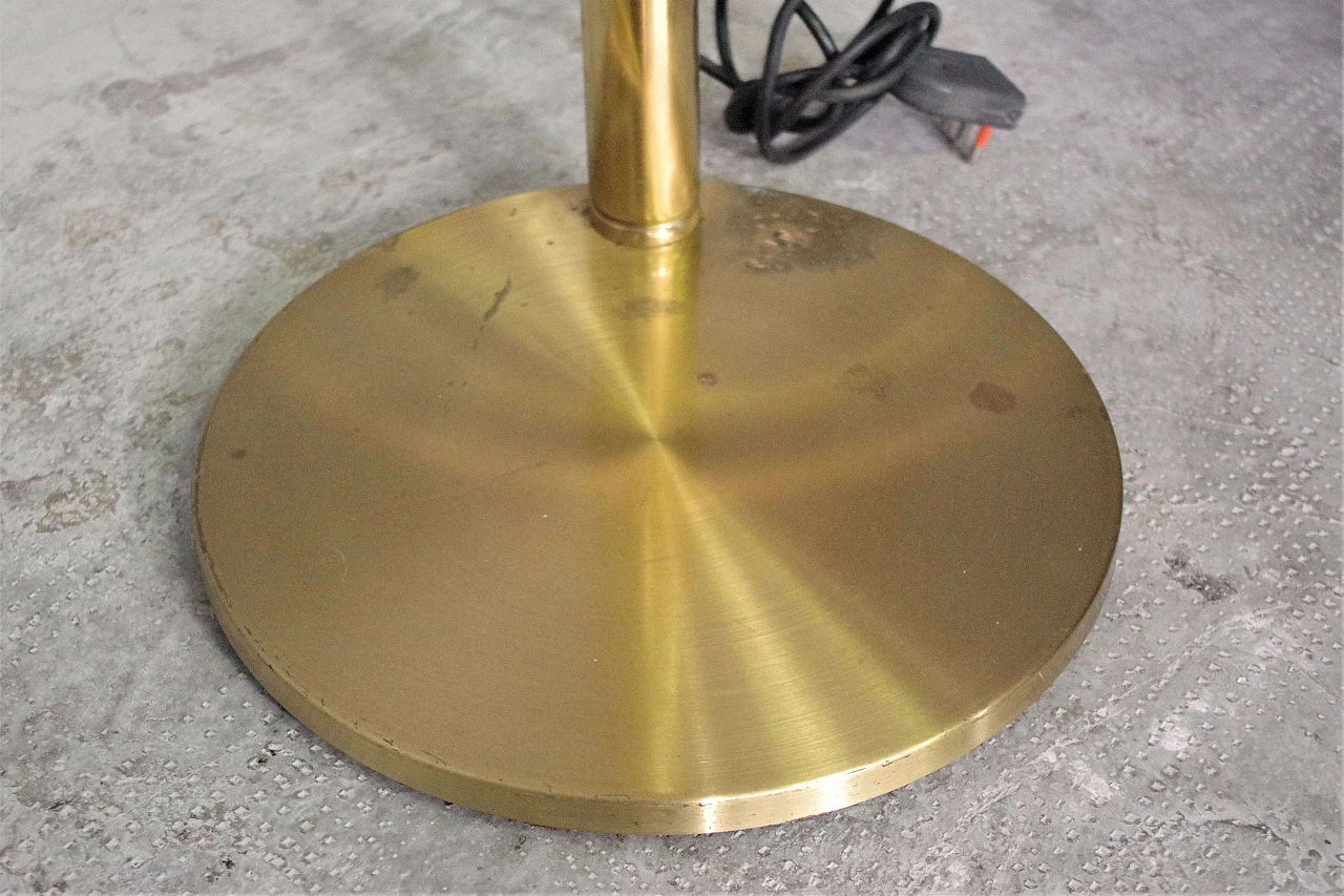 Brass five-light floor lamp, 1970s 4