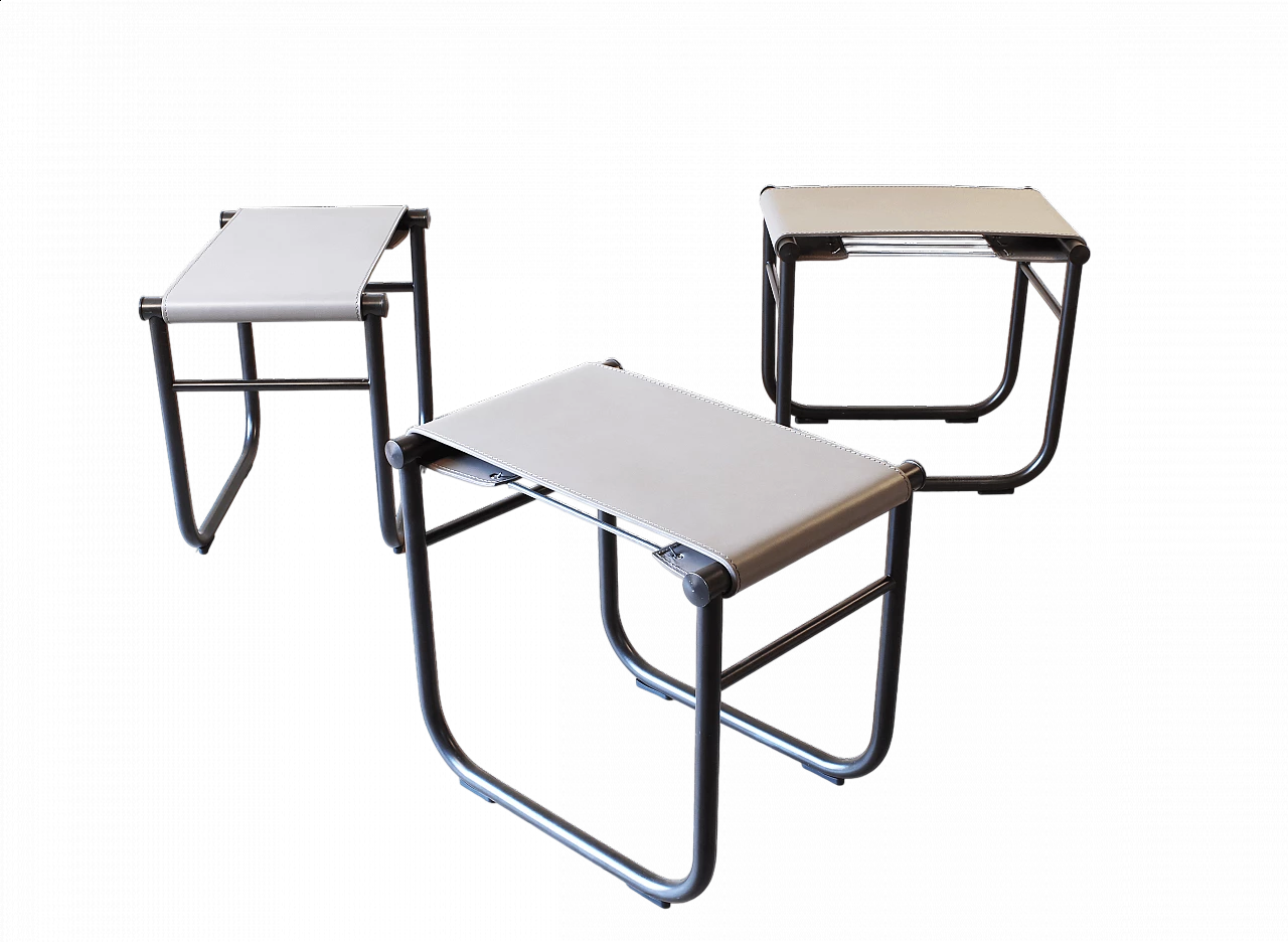 Sgabello Lc9 di Le Corbusier per Cassina, anni '2000 4