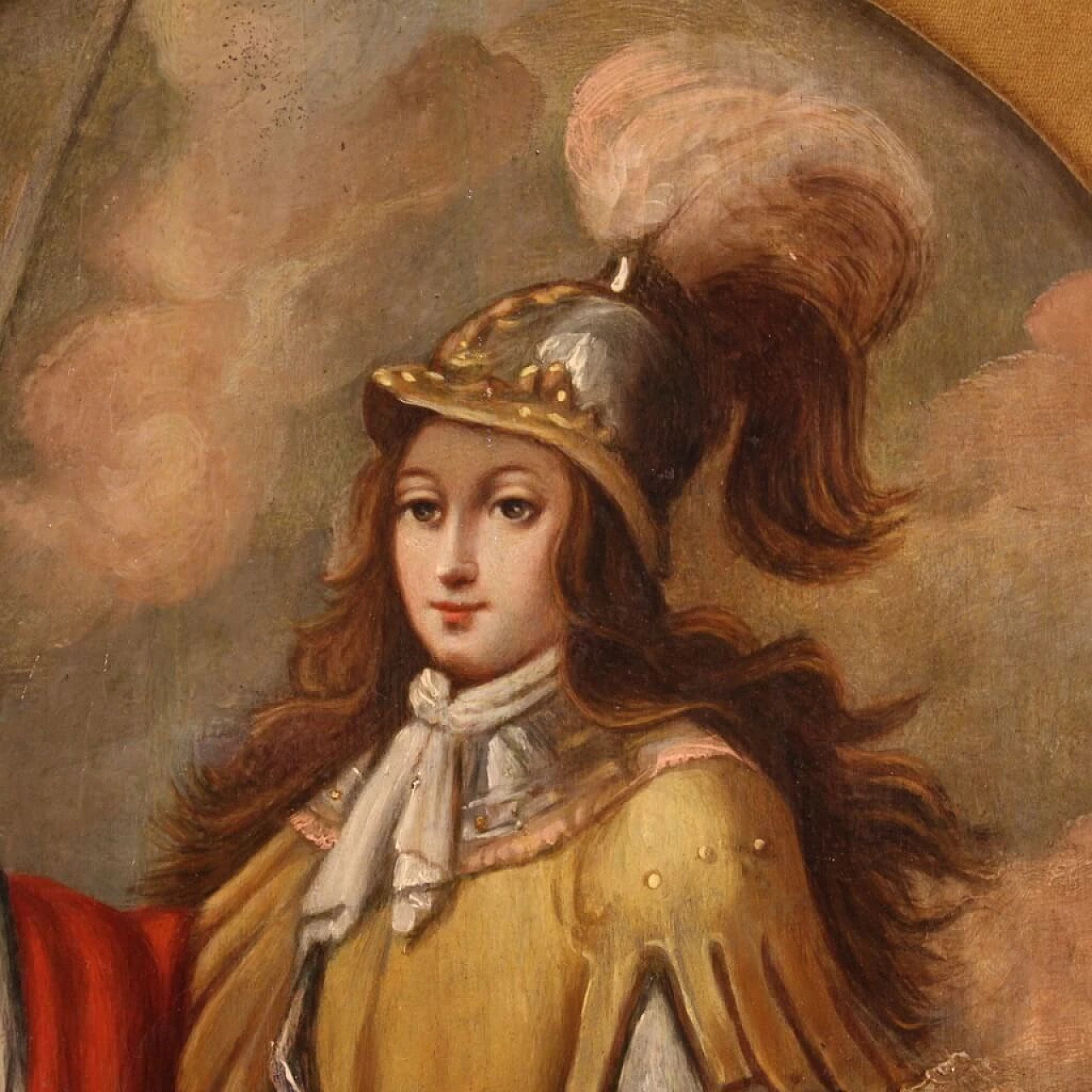 La femme forte Déborah, dipinto francese olio su tavola, '600 7