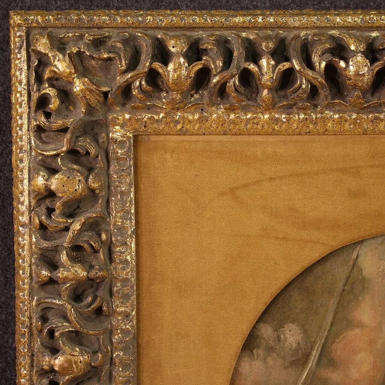 La femme forte Déborah, dipinto francese olio su tavola, '600 12