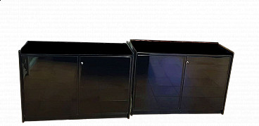 Pair of Olinto sideboards by Kazuhide Takahama for Cassina, 1970s