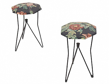 Pair of stools attributed to Gio Ponti for Rima, 1950s