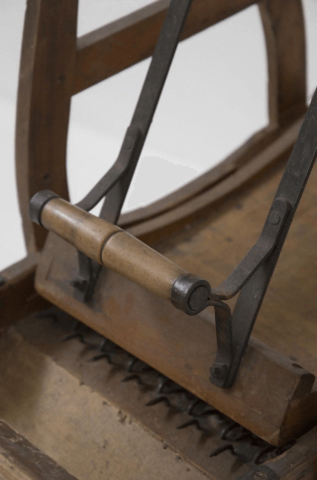 Wood machinery for wool processing, early 20th century 14