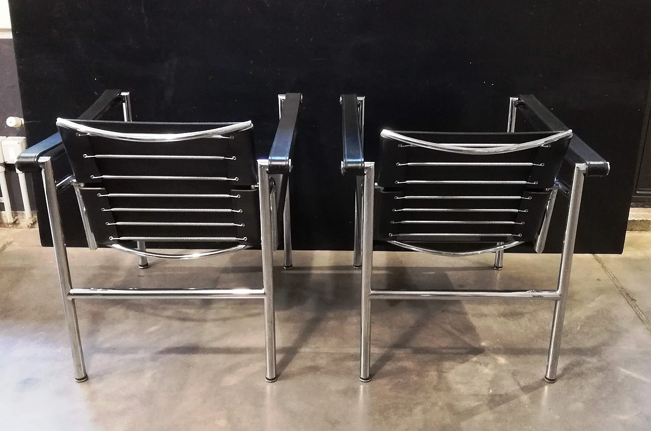 Pair of Bauhaus style armchairs for Alivar, 1990s 7