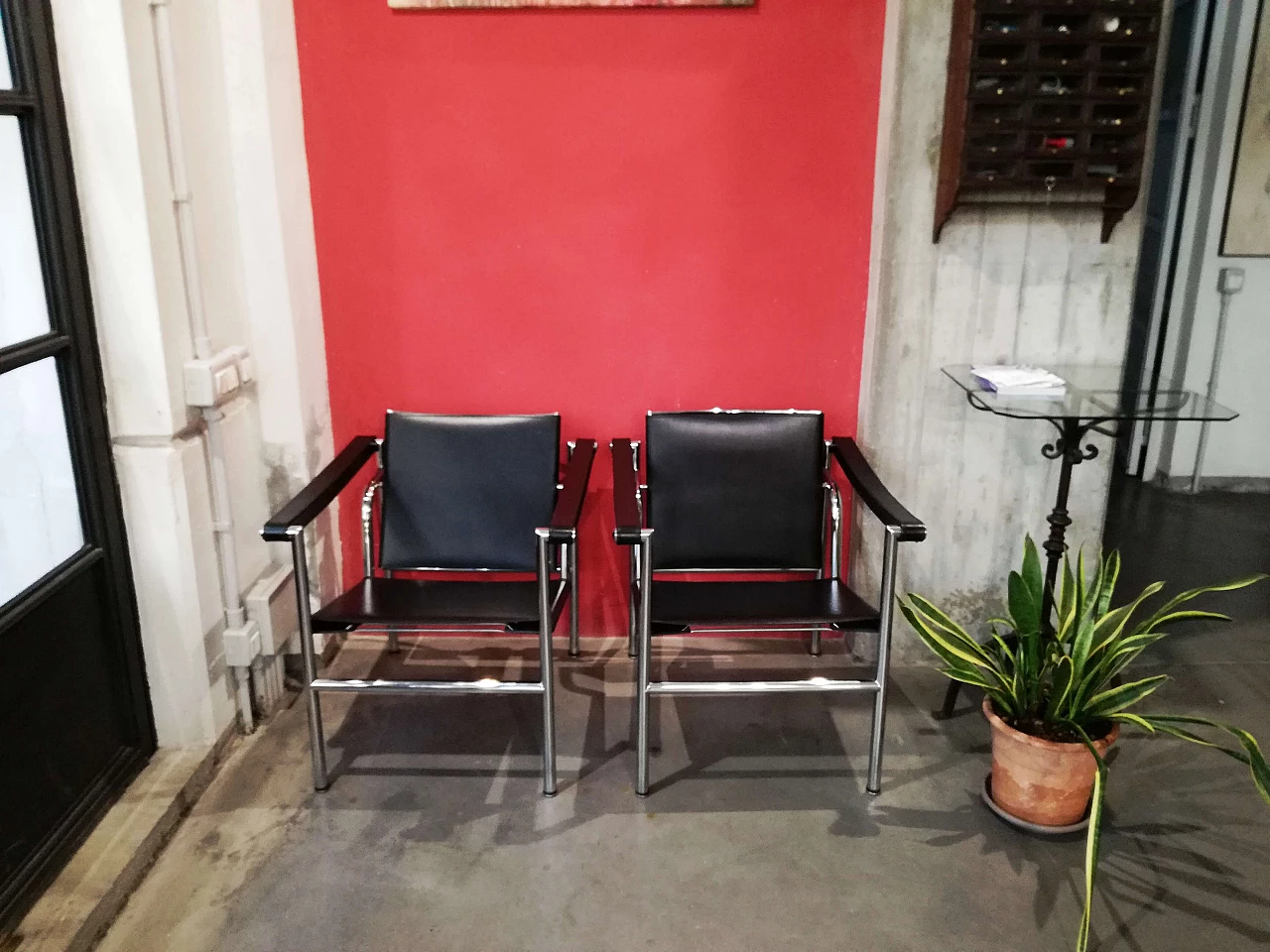 Pair of Bauhaus style armchairs for Alivar, 1990s 12