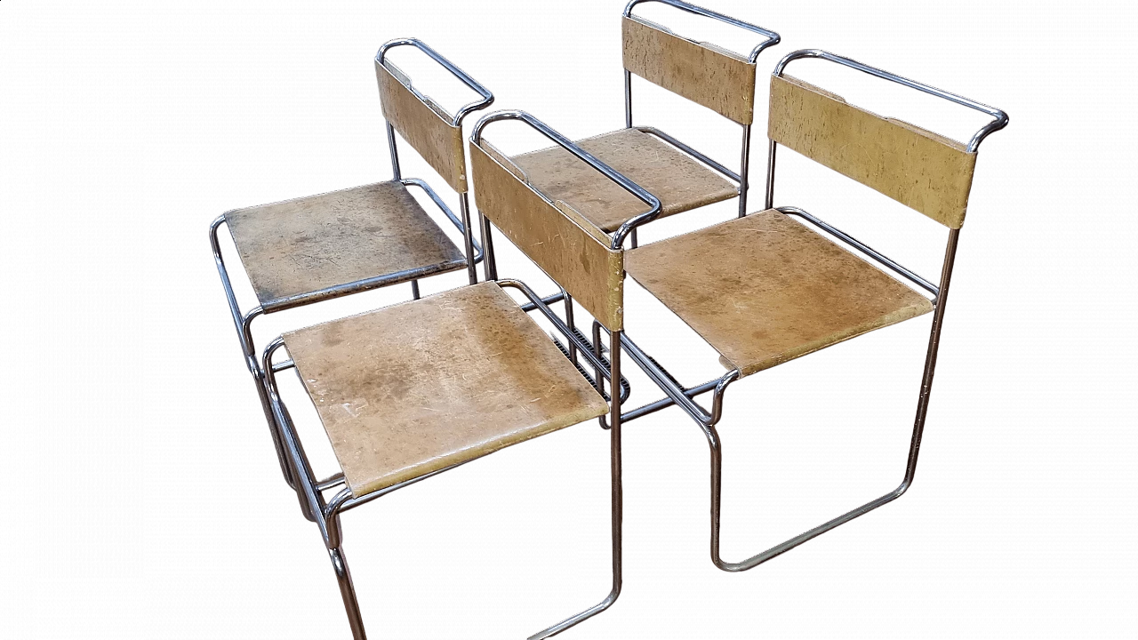 4 Libellula chairs by Giovanni Carini for Planula, 1970s 4