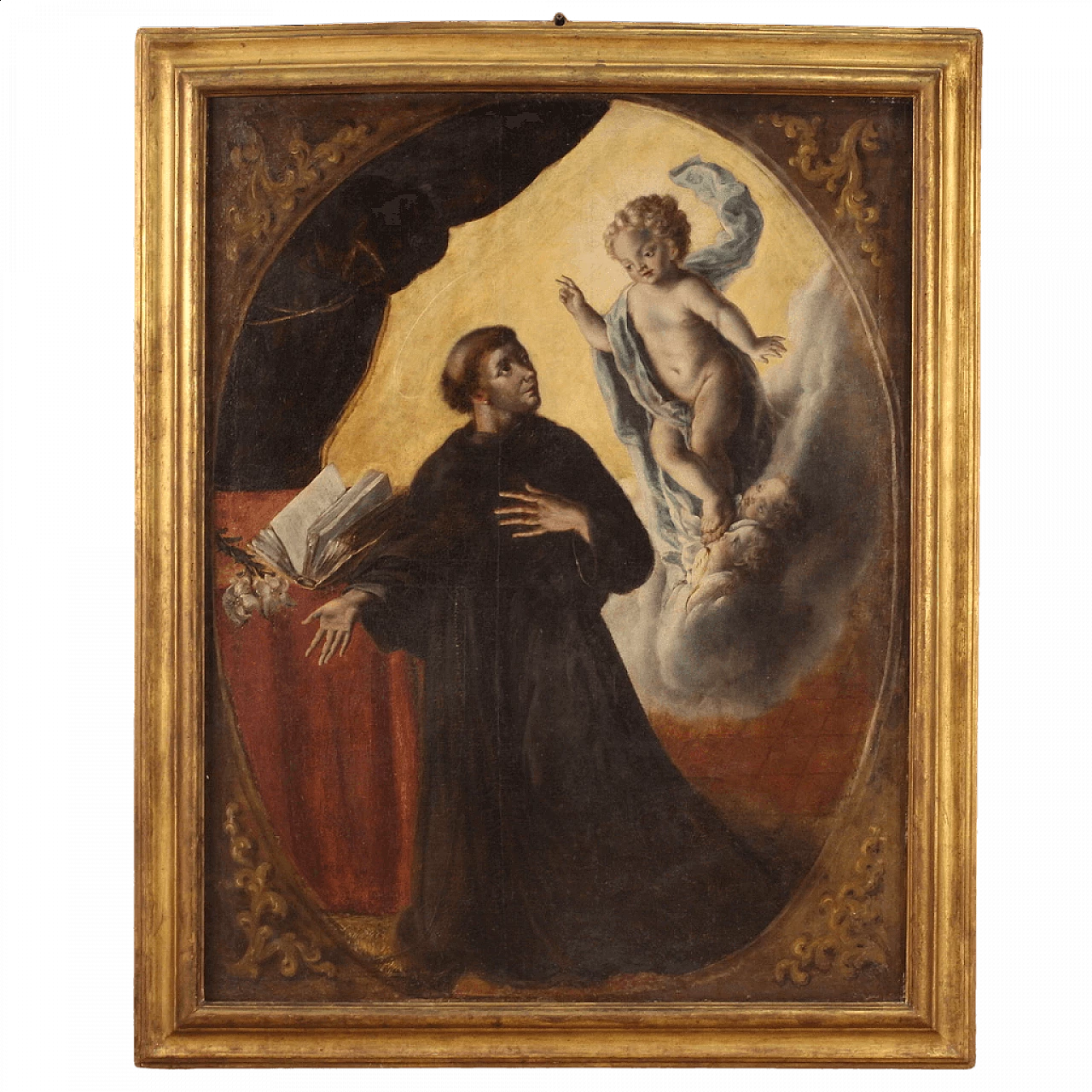 Religious painting depicting St. Anthony of Padua, 18th century 16
