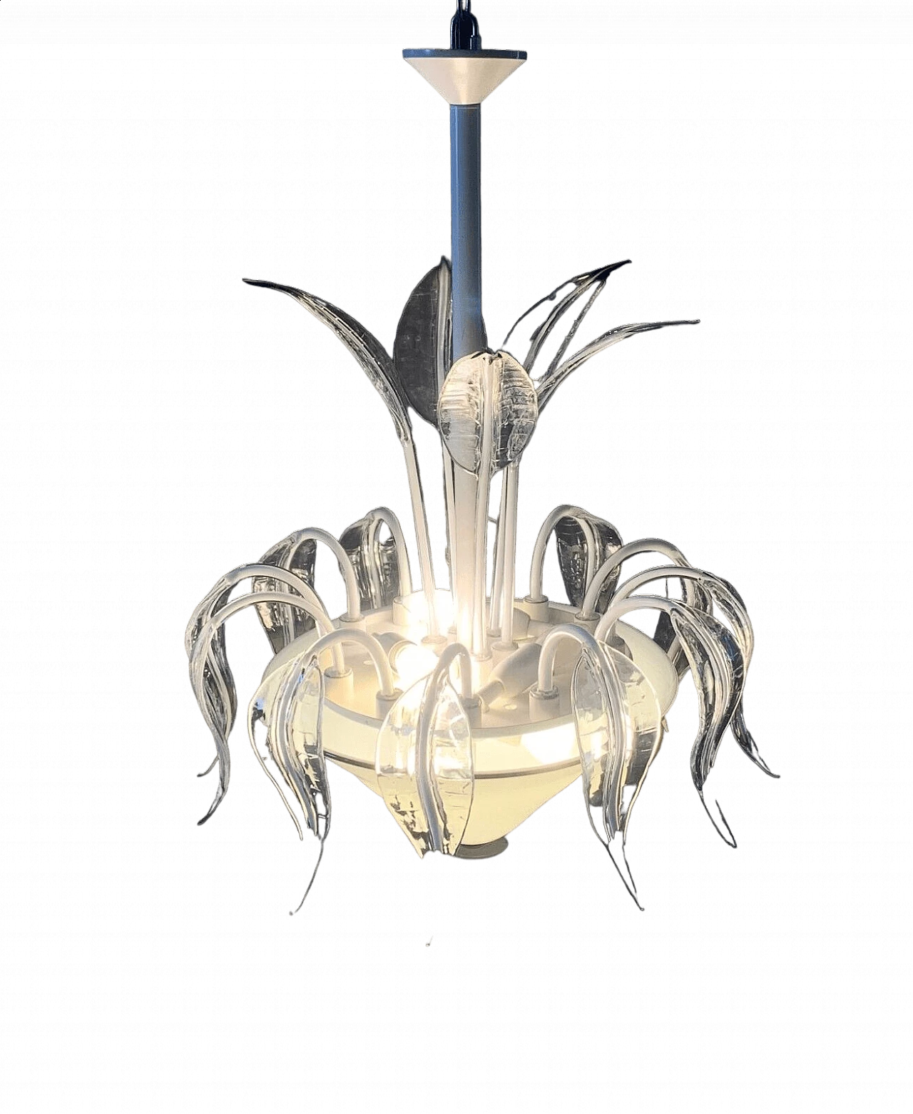 Chandelier in Murano glass attributed to I3, 1970s 7