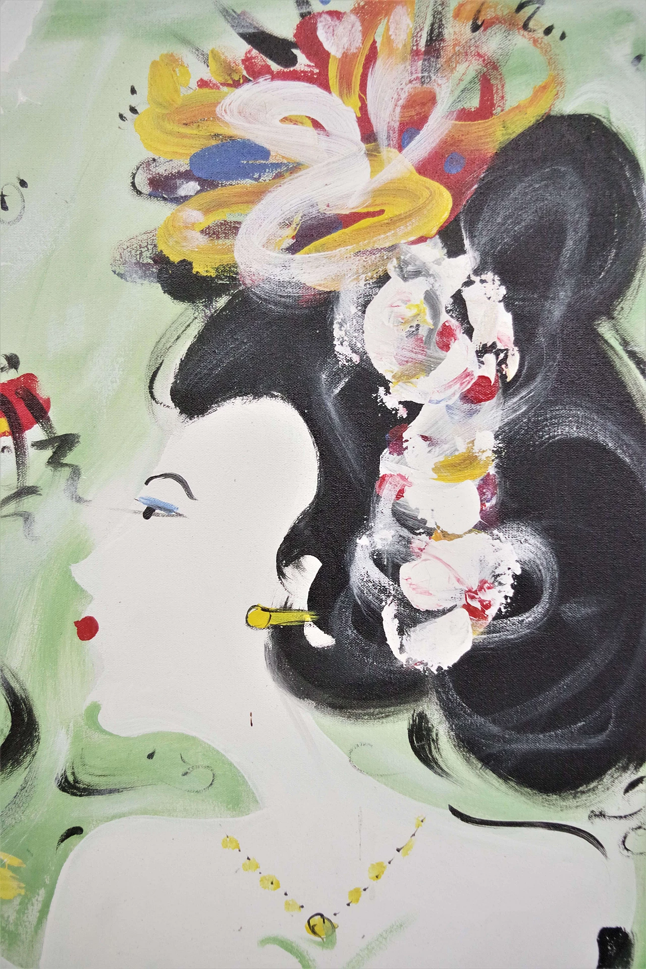 Japanese painting of geishas 3