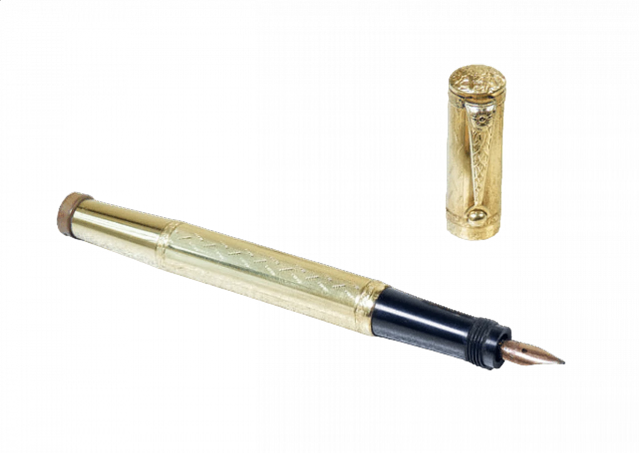 Stilografica con pennino retrattile di Simplex, anni '20 9