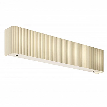 Thatcher E13 sconce in pleated fabric and acrylic