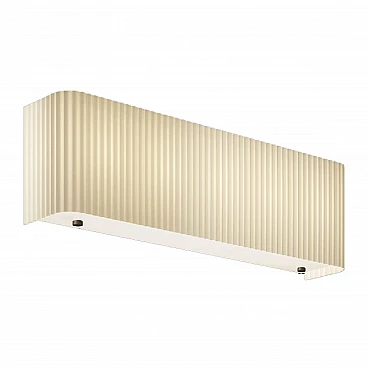 Curie E12 wall lamp with hand-pleated diffuser, 2000s