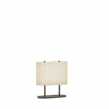 Chanel E10 table lamp with hand-pleated shade, 2000s