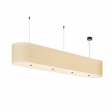Eleanor E6 ceiling lamp with hand-pleated diffuser, 2000s