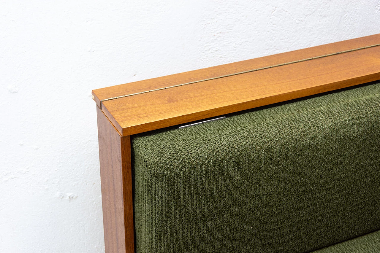 Divano letto pieghevole in faggio, anni '60 4