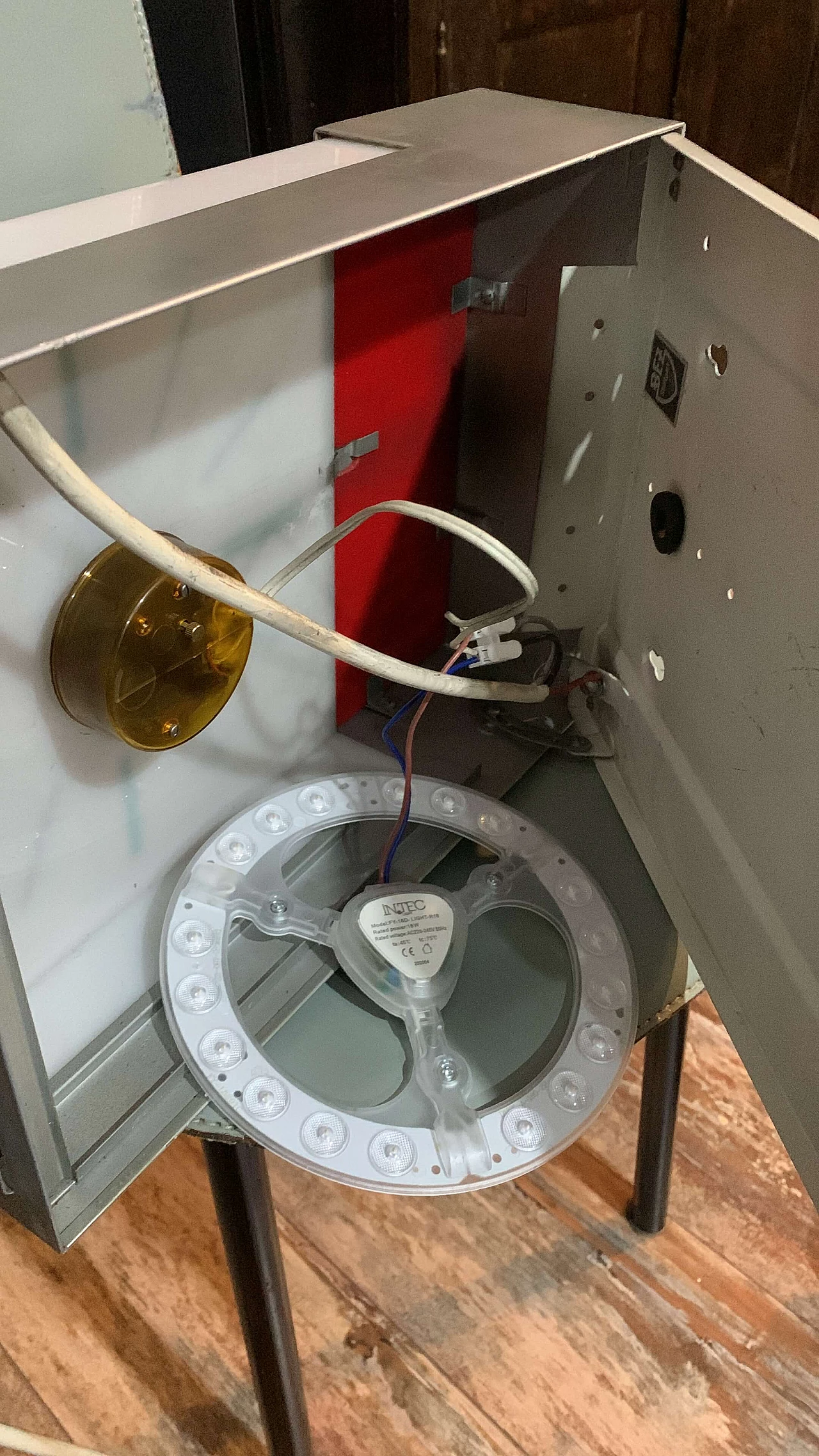 Orologio in plastica e metallo di Coca Cola, anni '60 5