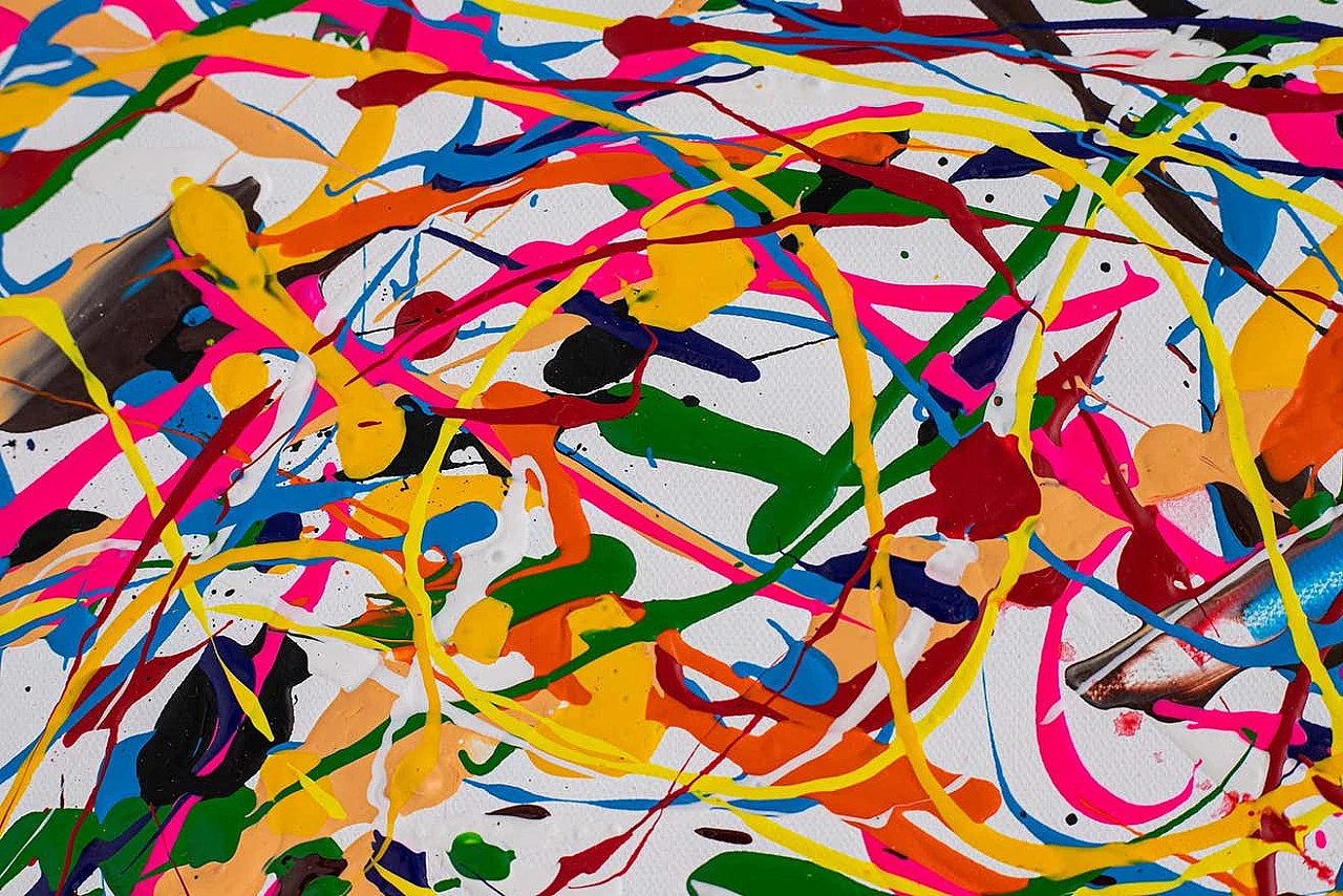 Bomberbax, Pittura ispirata a Cryptoart, tecnica mista su tela, 2021 11