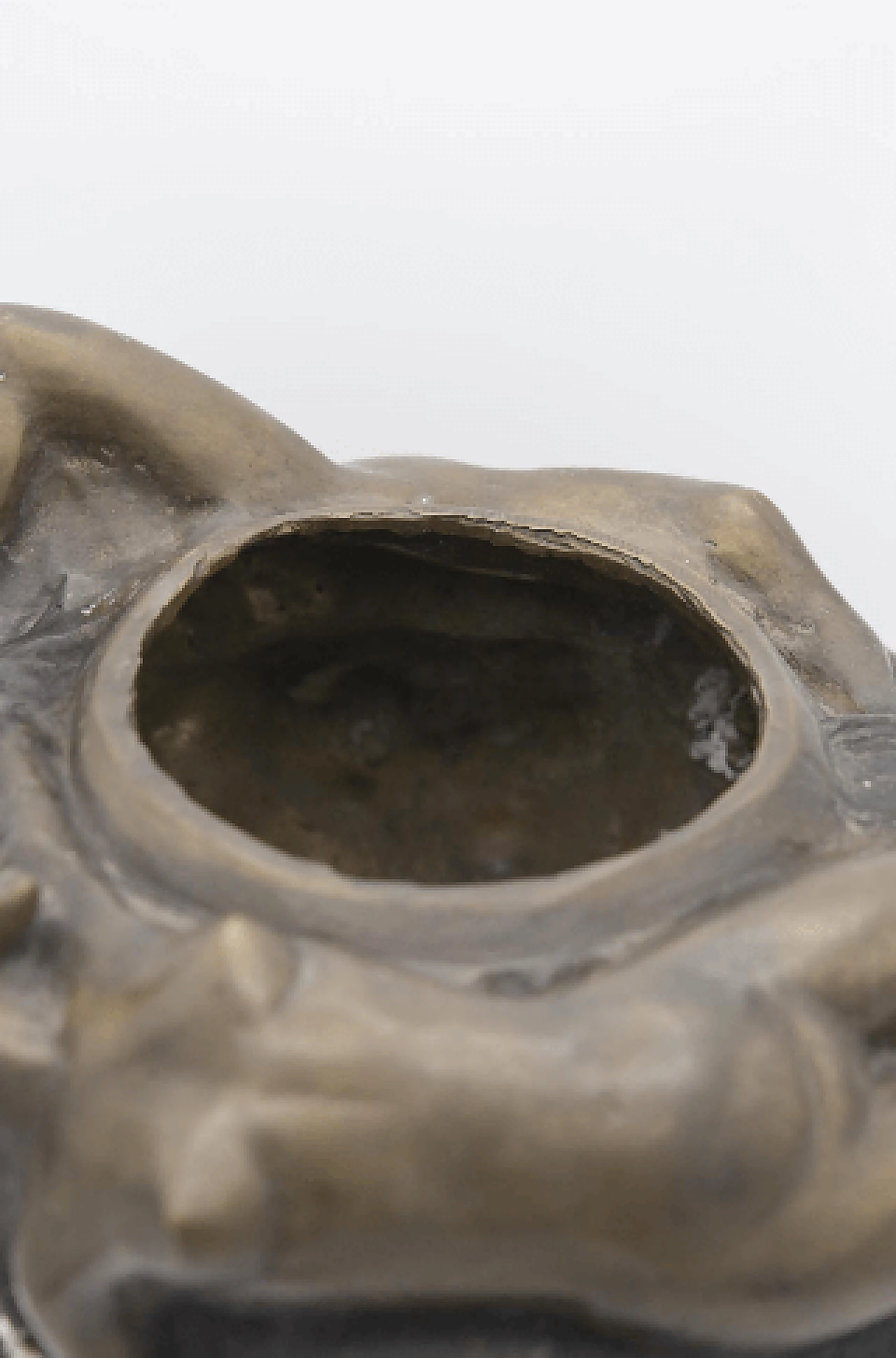 Vaso Art Nouveau in bronzo con coppia di nudi femminili, inizio '900 5