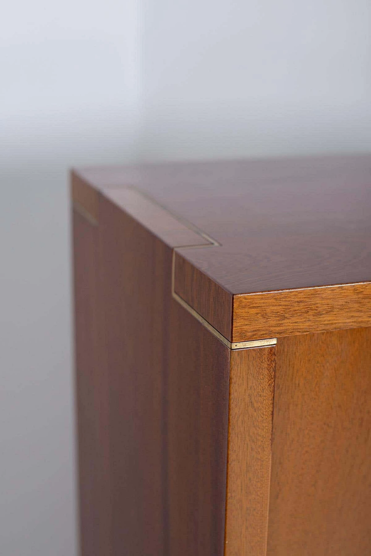 Wooden secretaire with flap by Pierre Balmain, 1980s 14