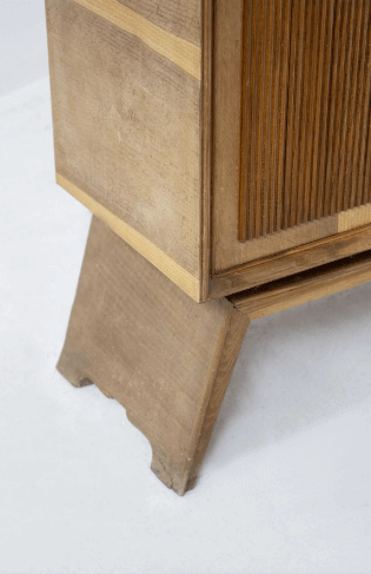 Bookcase in bleached walnut by Paolo Buffa, 1950s 3