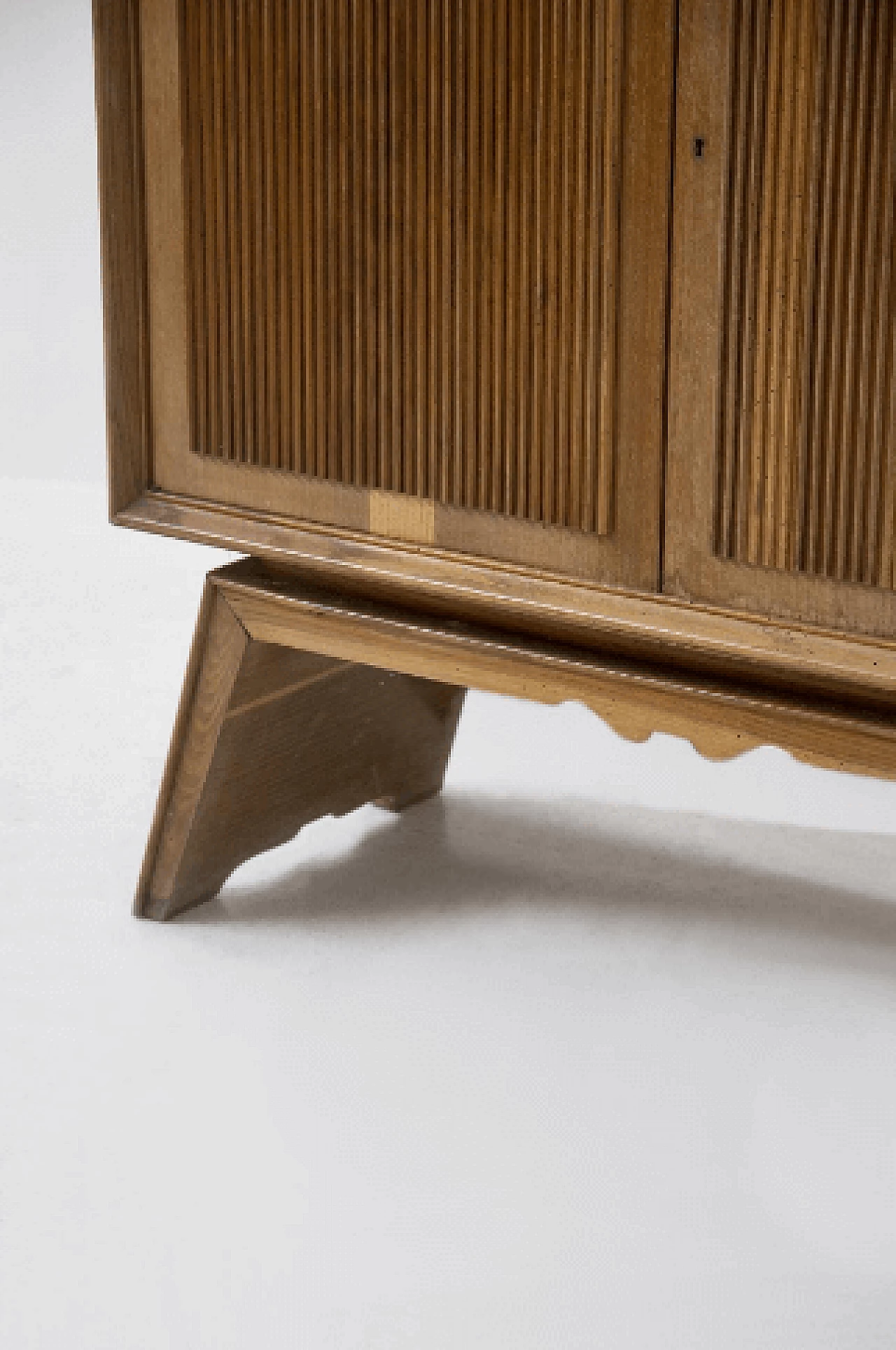 Bookcase in bleached walnut by Paolo Buffa, 1950s 4