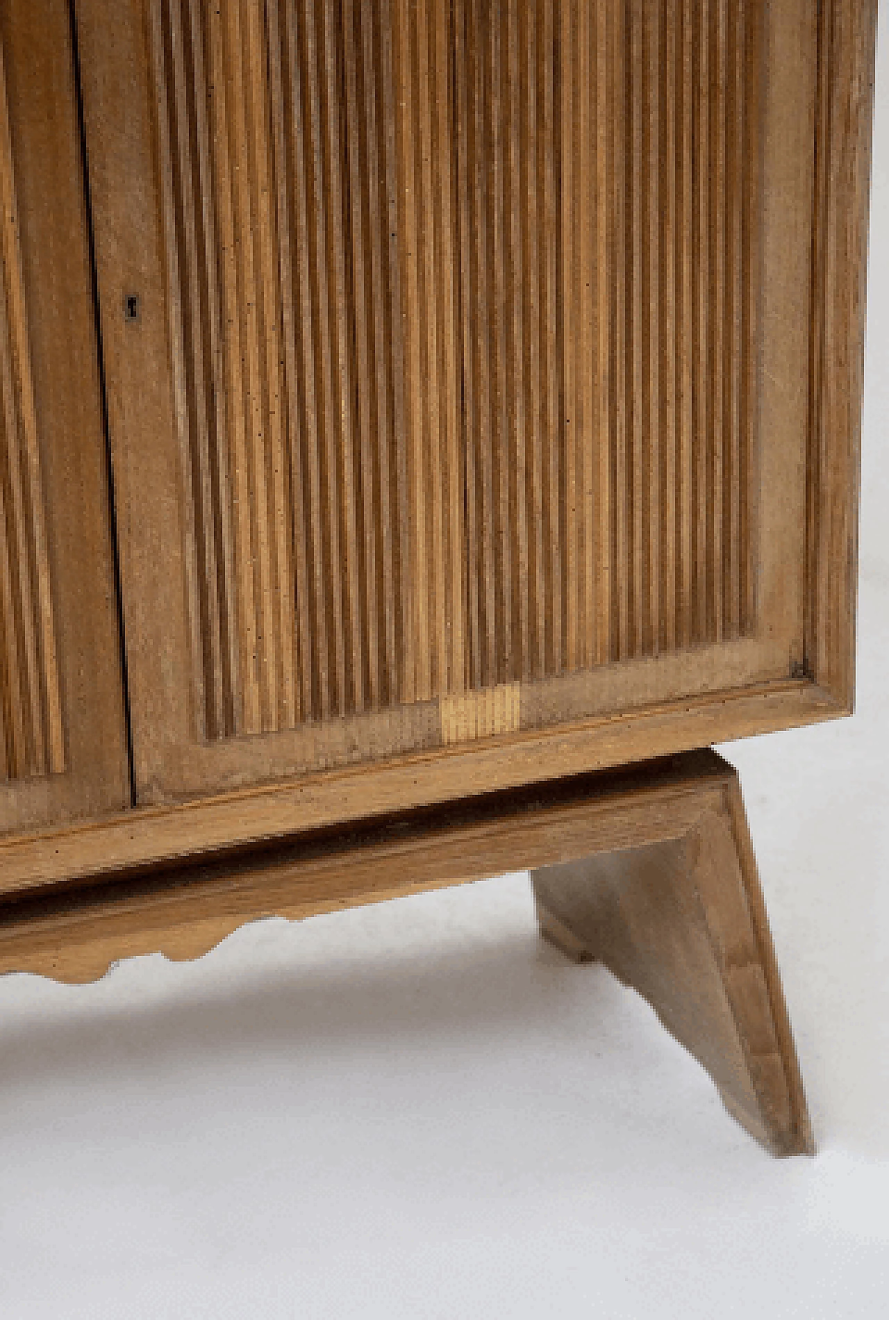 Bookcase in bleached walnut by Paolo Buffa, 1950s 5
