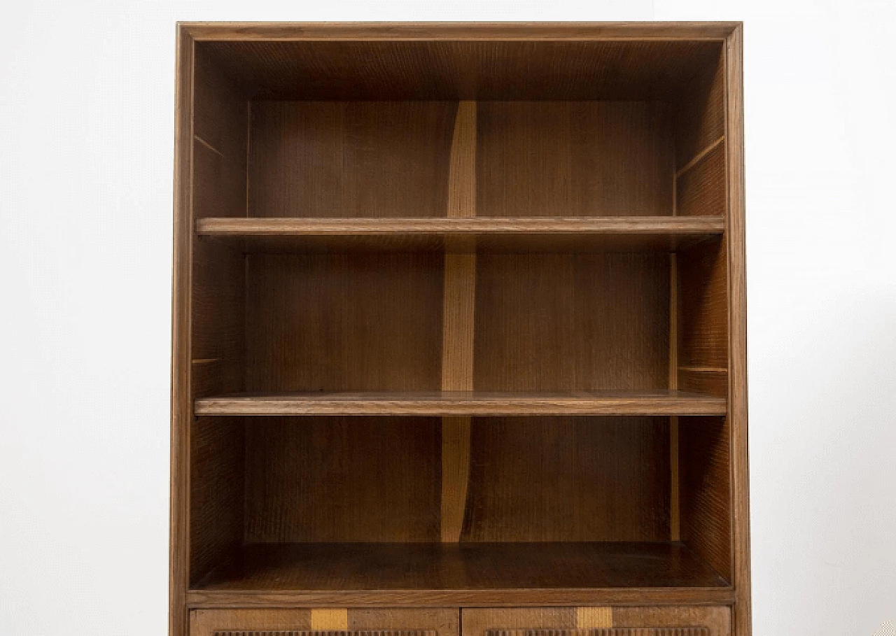 Bookcase in bleached walnut by Paolo Buffa, 1950s 7