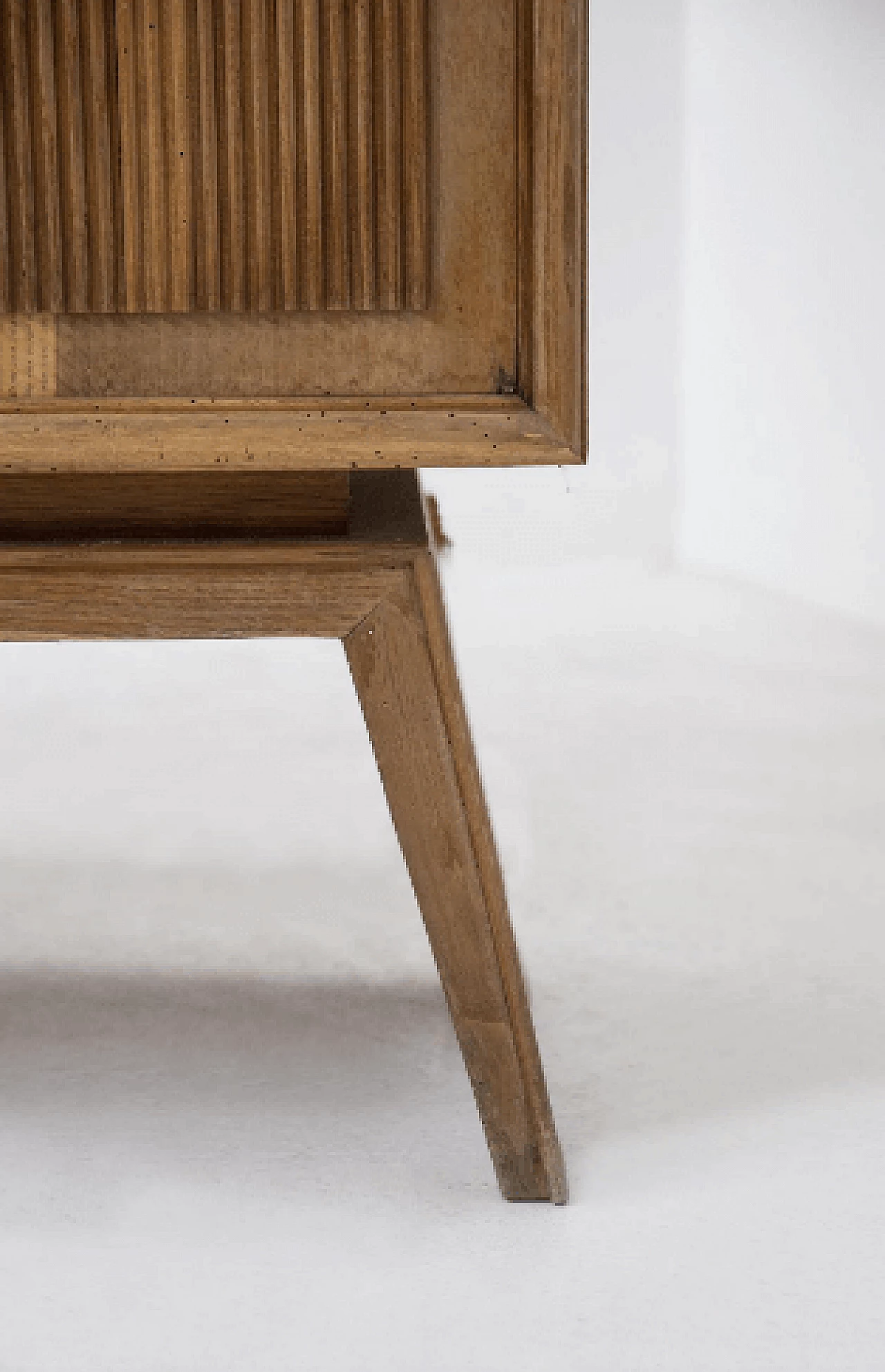 Bookcase in bleached walnut by Paolo Buffa, 1950s 8