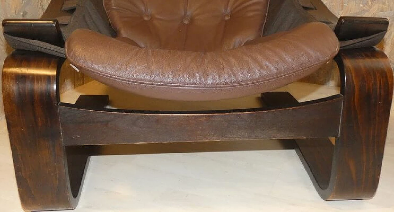 Kroken armchair by Ake Fribyter for Nelo Möbel, 1970s 9