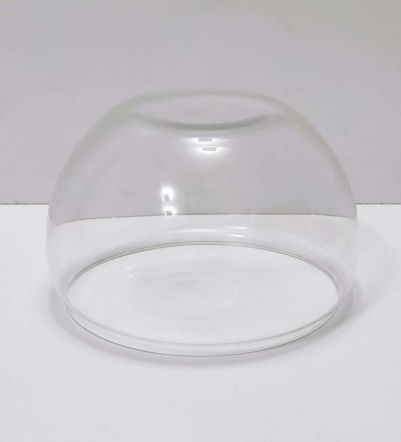 Apple-shaped ice bucket in silver-plated metal and glass, 1970s 3