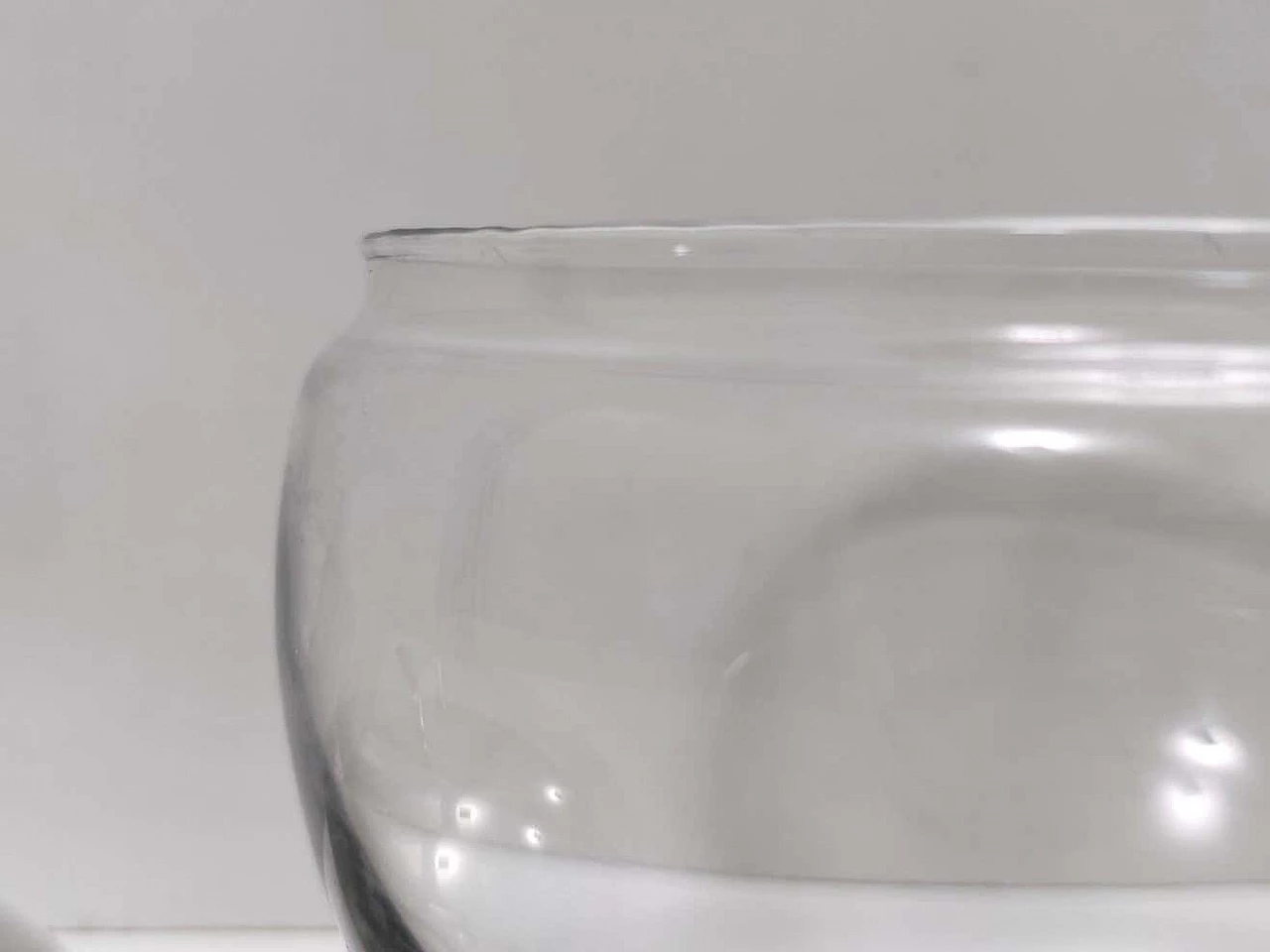 Apple-shaped ice bucket in silver-plated metal and glass, 1970s 6