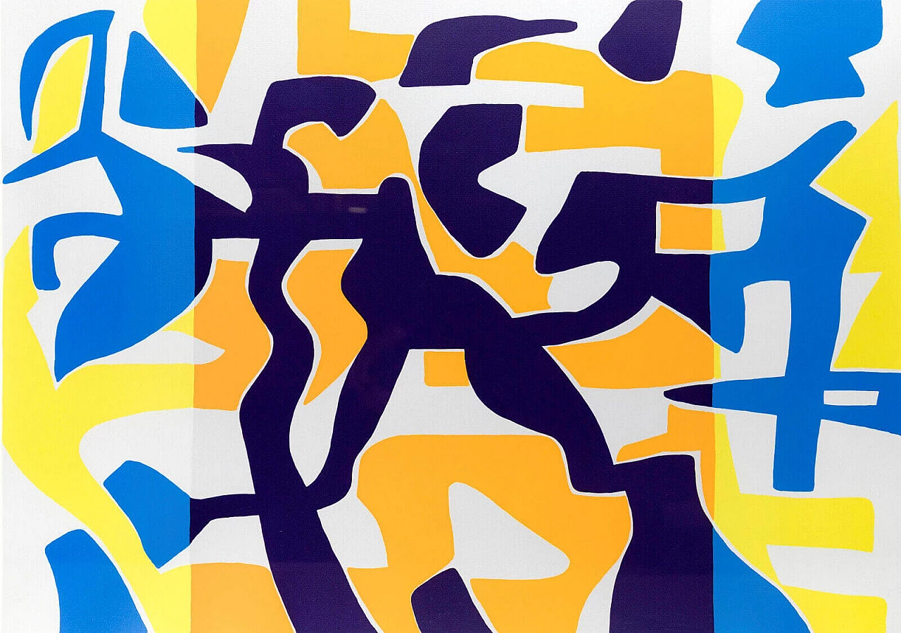 Carla Accardi, colour silkscreen 36/99 1