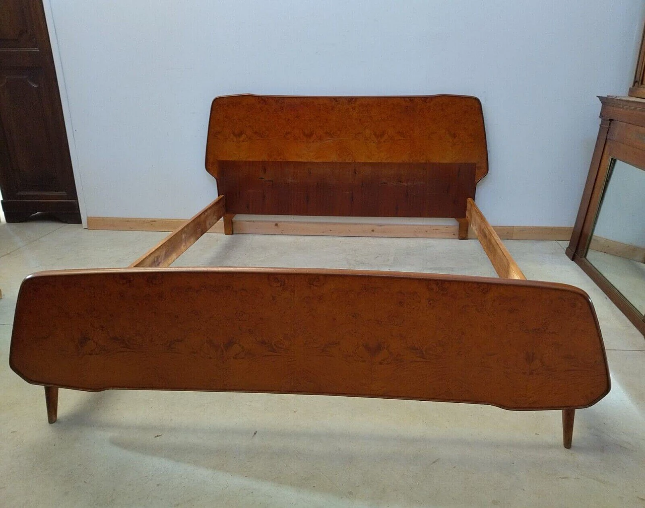 Swedish-style double bed, 1950s 3