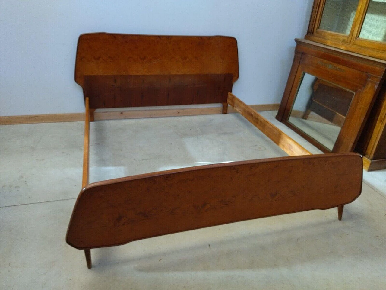 Swedish-style double bed, 1950s 4