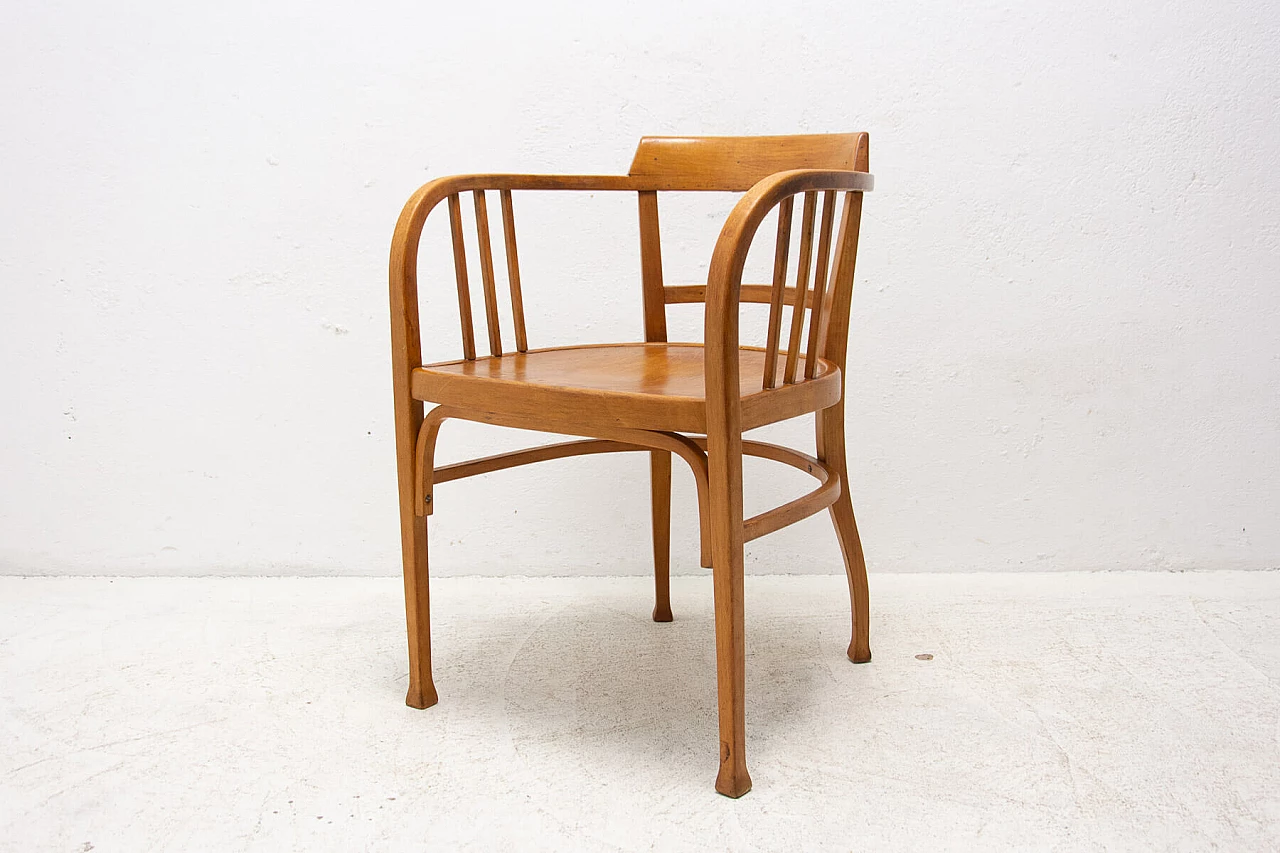 Vienna secession armchair Thonet, designed by Gustav Siegel, 1905 2