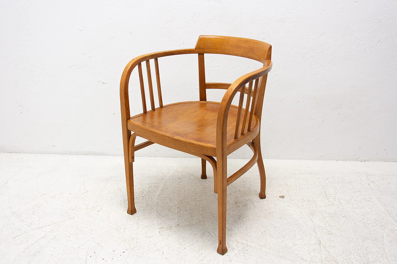 Vienna secession armchair Thonet, designed by Gustav Siegel, 1905 3