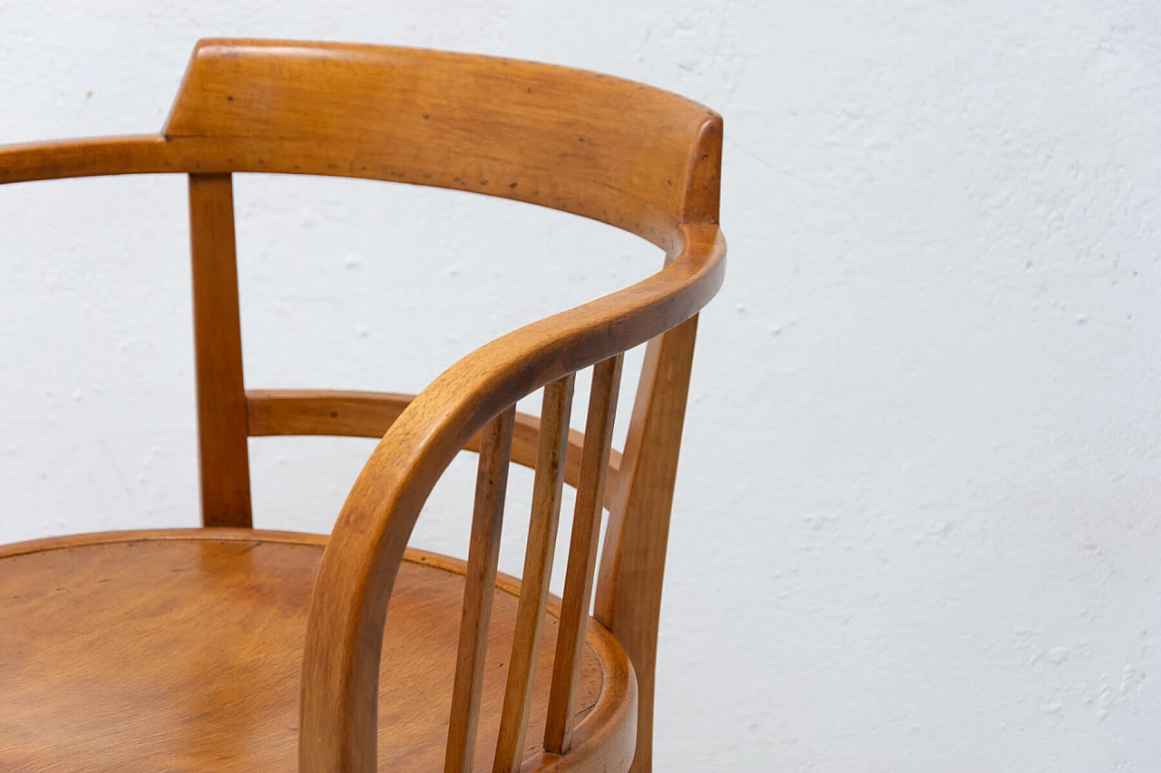 Vienna secession armchair Thonet, designed by Gustav Siegel, 1905 4