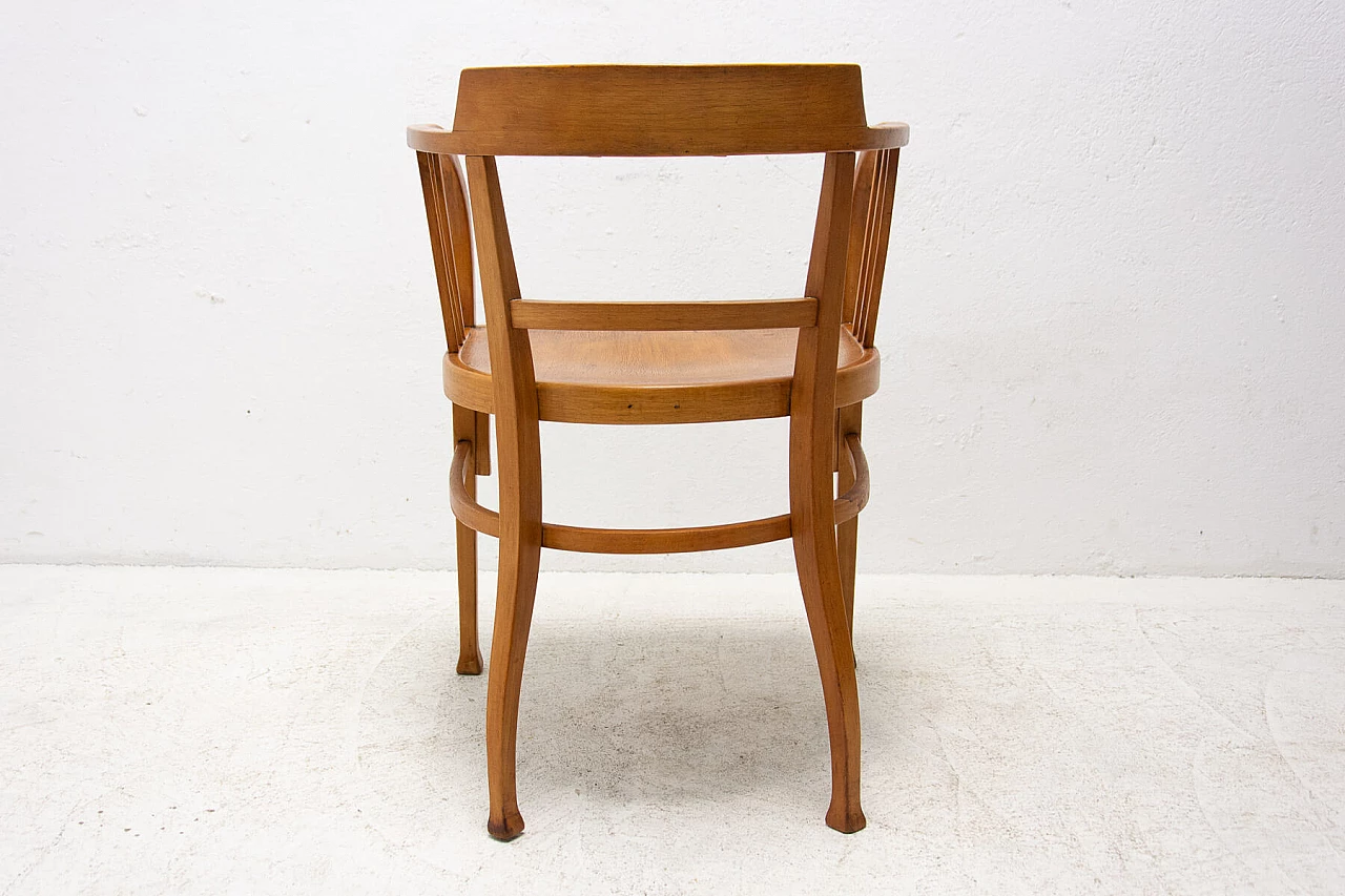 Vienna secession armchair Thonet, designed by Gustav Siegel, 1905 8