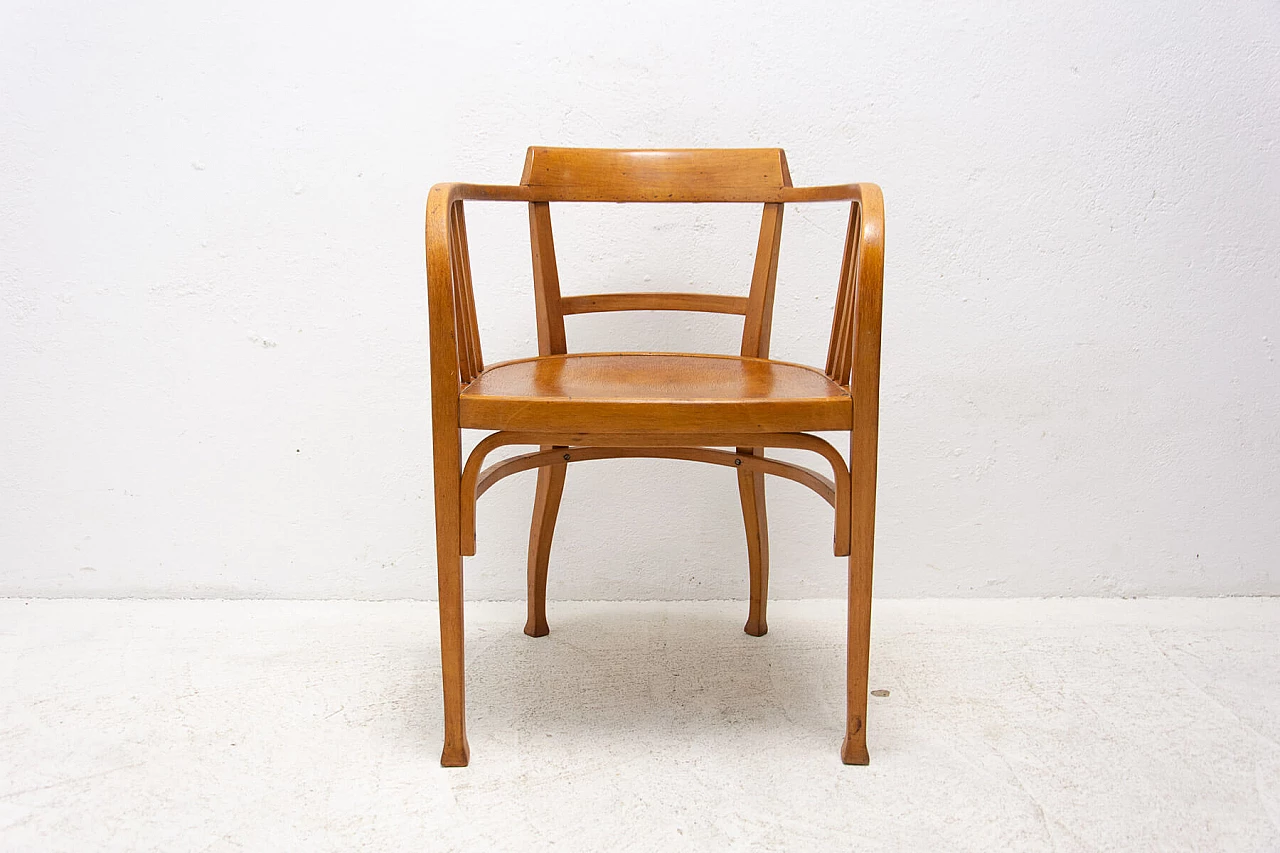 Vienna secession armchair Thonet, designed by Gustav Siegel, 1905 11