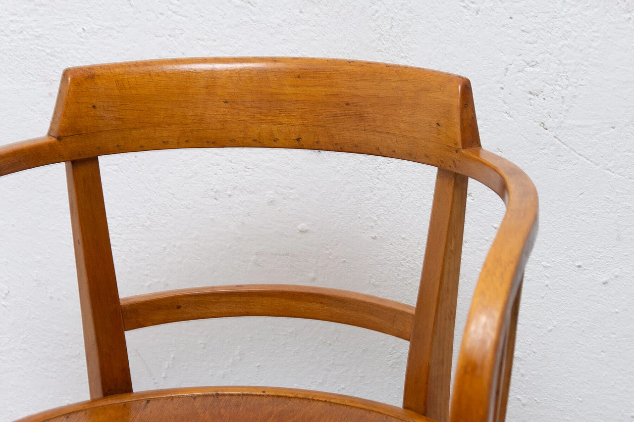 Vienna secession armchair Thonet, designed by Gustav Siegel, 1905 13