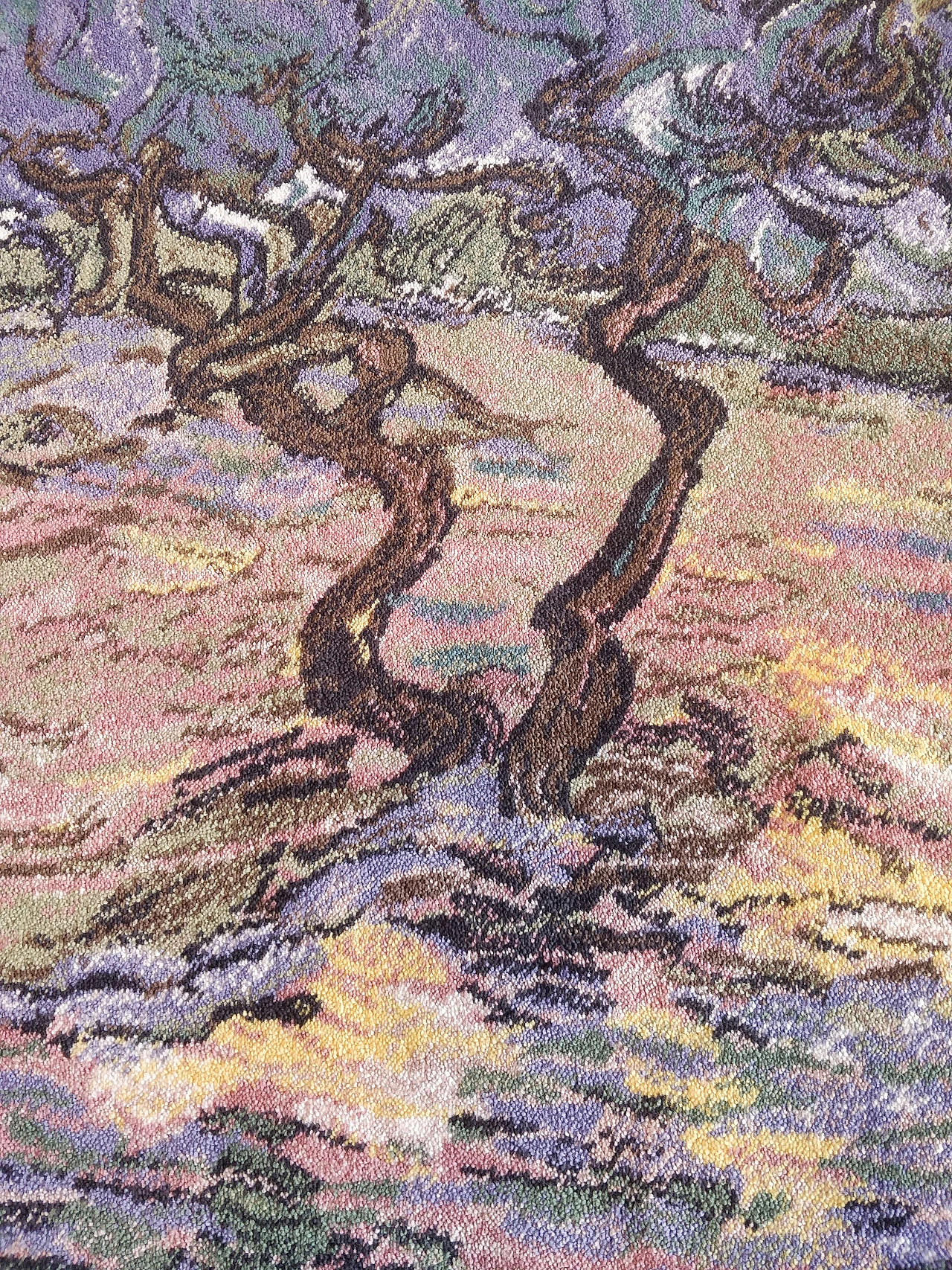Rug with the Olive Trees by Vincent Van Gogh by Ege Axminster A/S, 1990s 3